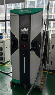سطح شارژ DC EV تجاری 160kW IP54 سریع با صفحه UV نصب شده است