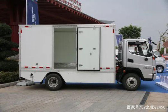 کامیون کانتینر برقی برقی 85kW 230KM با جعبه یخچال